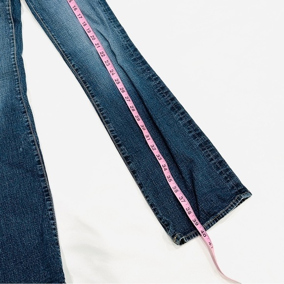 Blue Cult Flare Bell Bottom Dark Wash Jeans - Picture 4 of 7